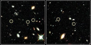 Illustration for article titled The Hubble Telescope Reveals The Oldest Galaxies Ever Seen